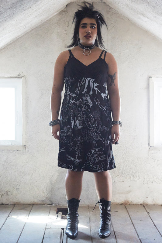 Black B!tch Print Slip 4/5