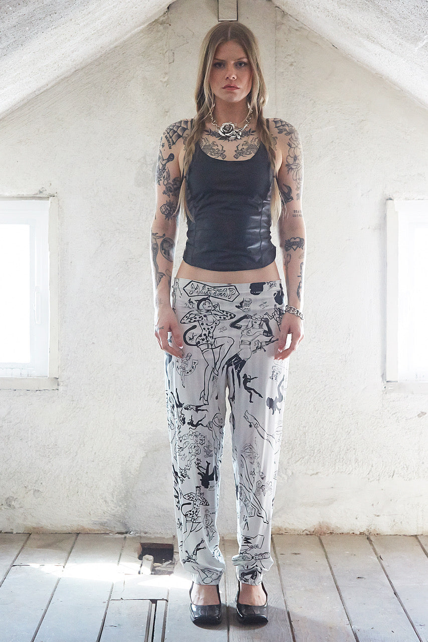 B!tch Print Pant