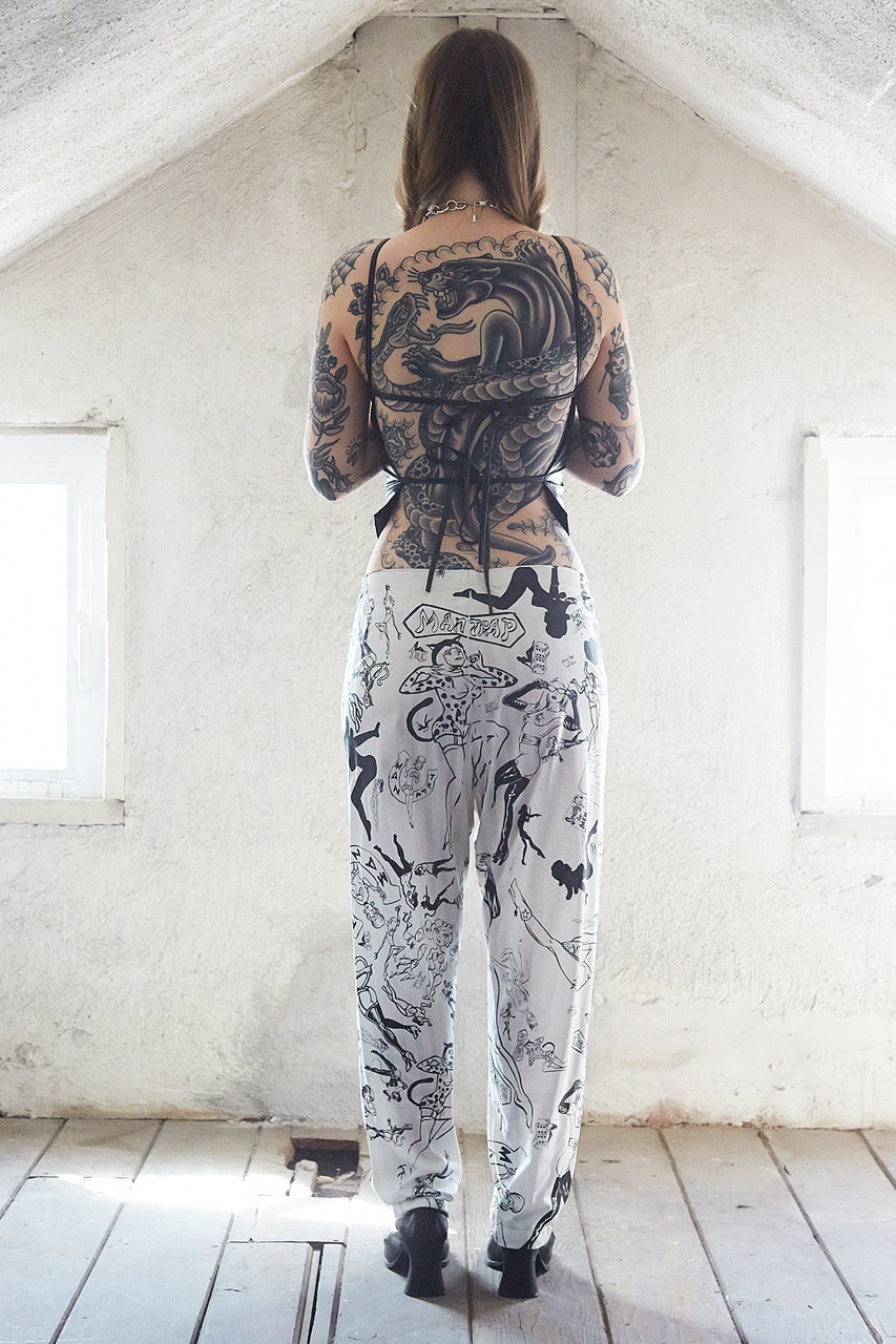 B!tch Print Pant