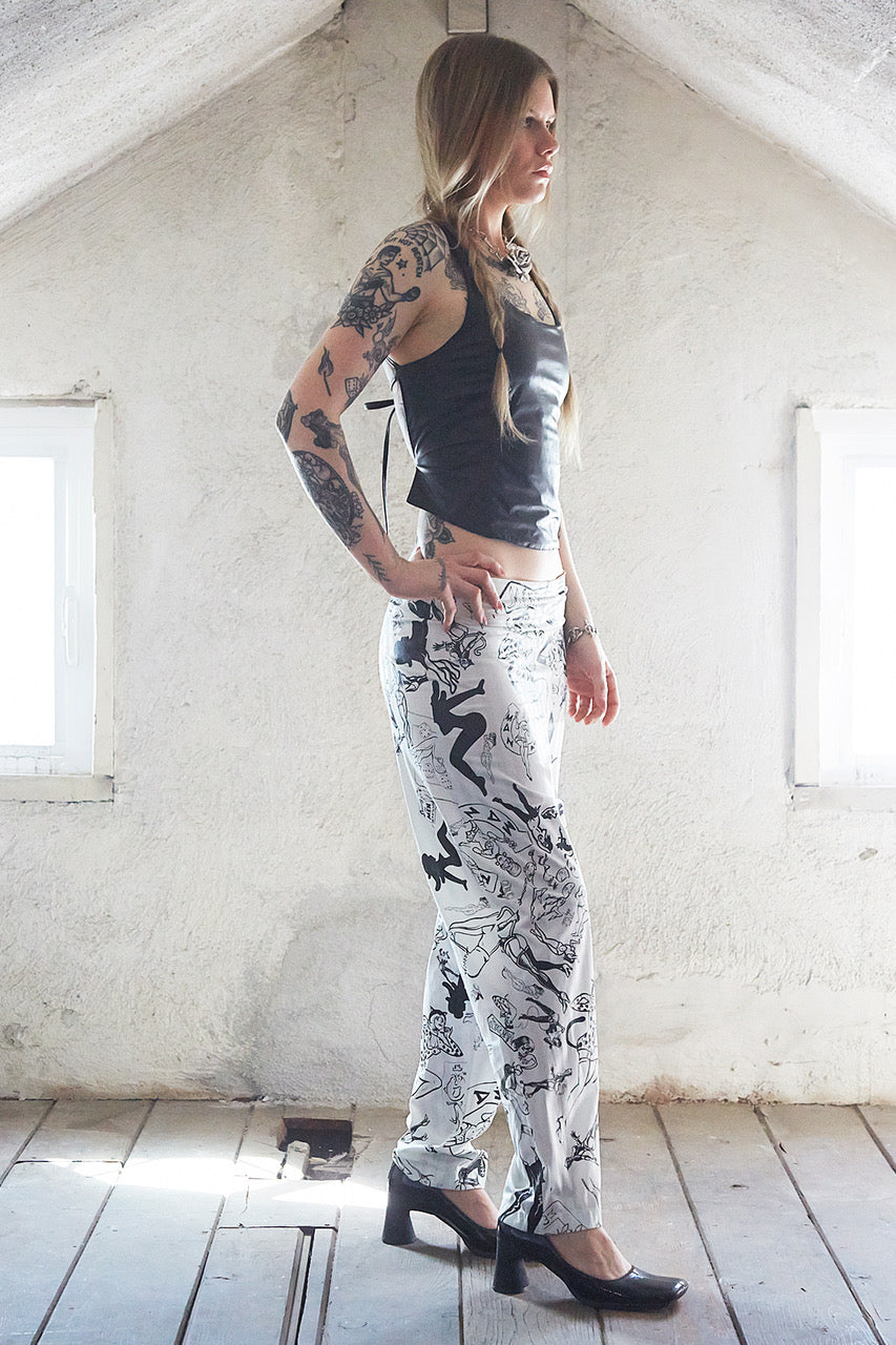 B!tch Print Pant