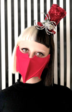Load image into Gallery viewer, Red Bat Mask
