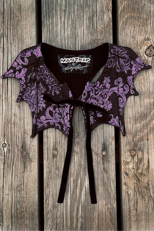 Purple Baroque Bat Collar