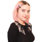 Load image into Gallery viewer, Baby Pink Spiderweb Collar
